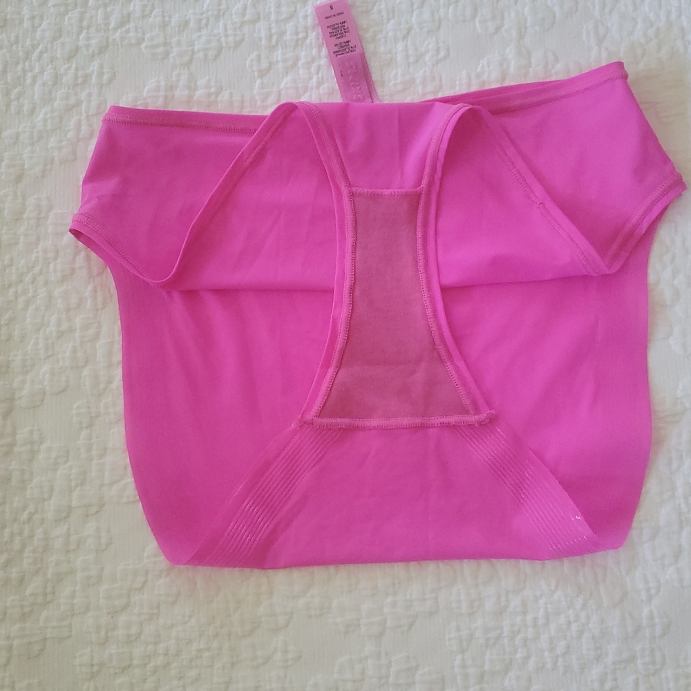 SKIMS High Waisted Bonded Briefs Pink Panties /Size:Small - Picture 7 of 9